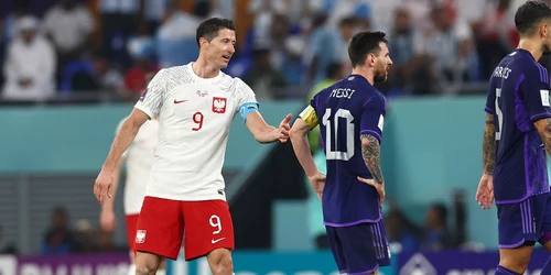  Lewandowski și Messi FOTO Profimedia