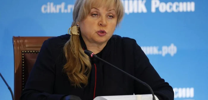 Ella Pamfilova, femeia care face jocul electoral în Rusia după placul lui Putin FOTO EPA-EFE