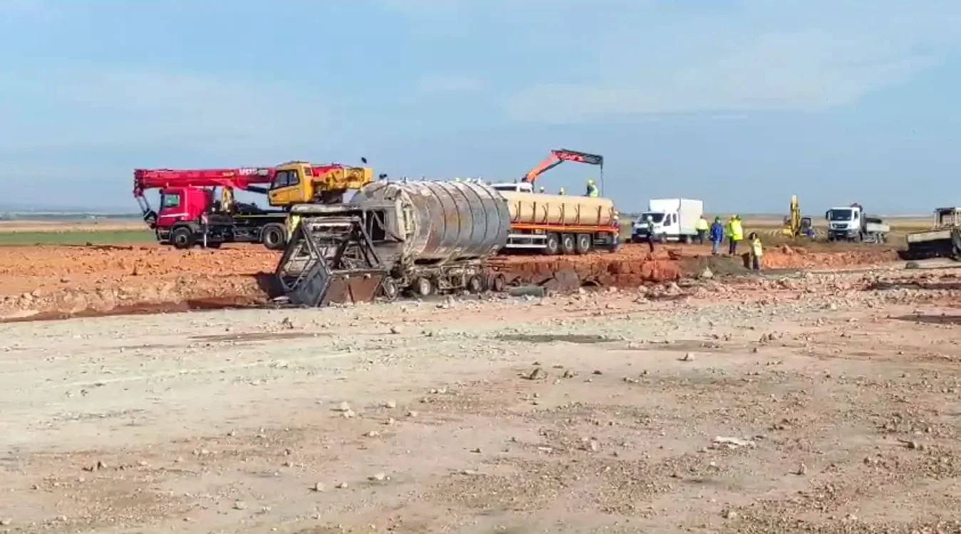 Zona afectată de explozie de la Călimănești FOTO captură video ISU Vrancea