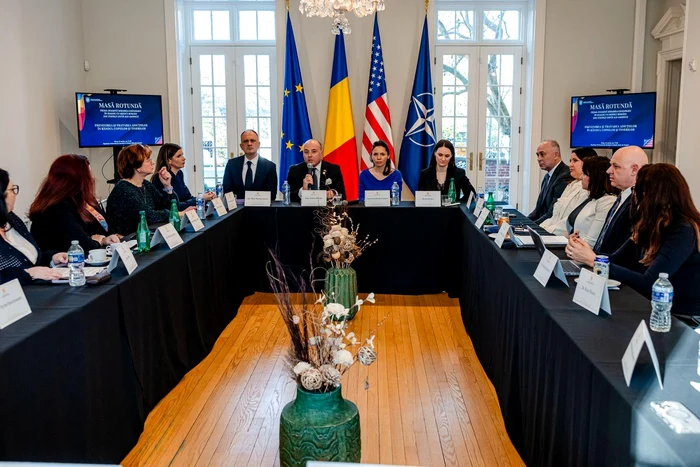 Mirabela Grădinaru a organizat o întâlnire medicii români din SUA FOTO: Administrația Prezidențială