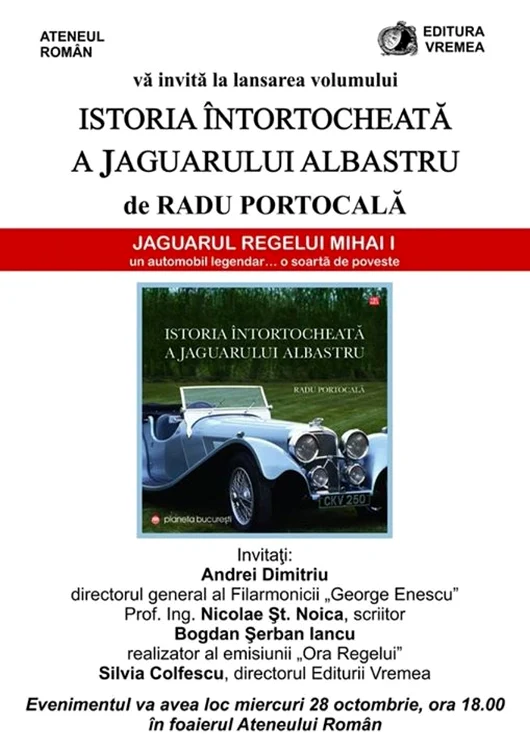 afis carte jaguarul albastru