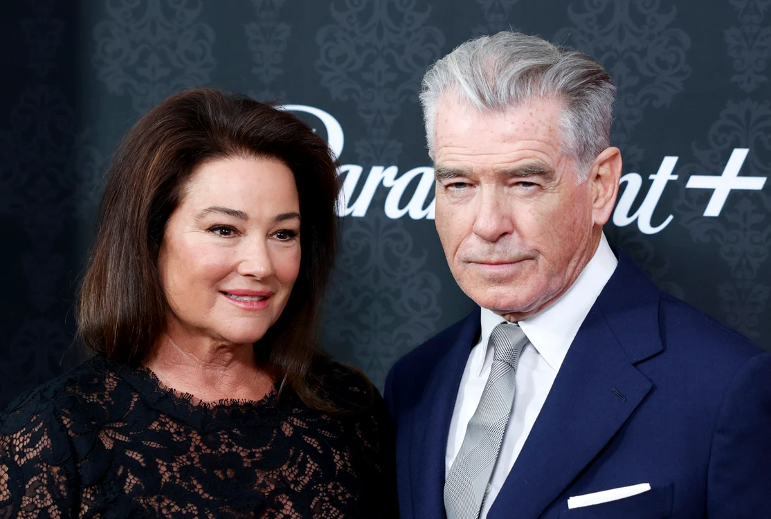 Keely Shaye Smith și Pierce Brosnan la premiera „MobLand” din New York, Profimedia (5) jpg
