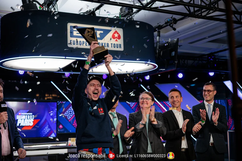 Un român a câștigat peste 1,1 milioane de euro la un concurs de poker VIDEO