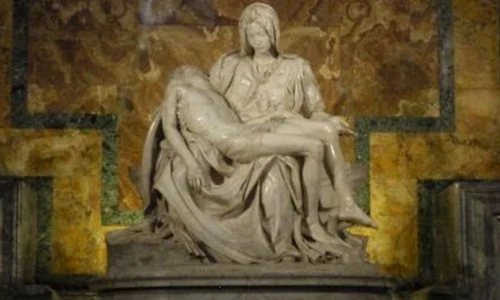 Modelul original, folosit de Michelangelo pentru statuia Pieta, descoperit de un istoric de artă american jpeg