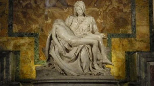 Modelul original, folosit de Michelangelo pentru statuia Pieta, descoperit de un istoric de artă american jpeg