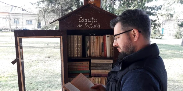 Căsuţă de lectură în Timişoara FOTO Ştefan Both