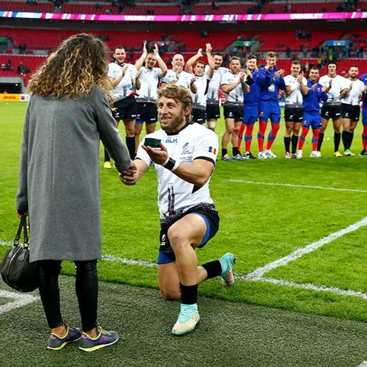 Florin a cerut-o pe Alexandra în căsătorie la finalul jocului cu Irlanda, de la Cupa Mondială din Anglia