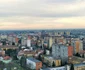 Panorama Timişoarei din locuinţa aflată la etajul 20  FOTO Ş.Both