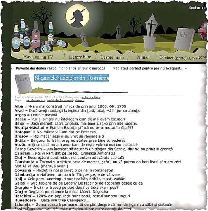 O parte din glumele clujanului, de pe blogul acestuia