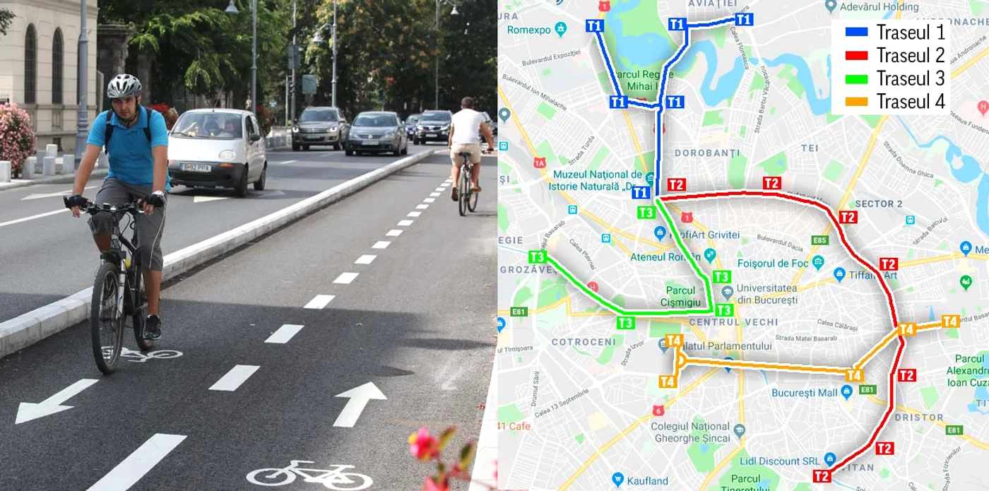 
    Biciliștii vor avea la dispoziție încă patru noi piste   