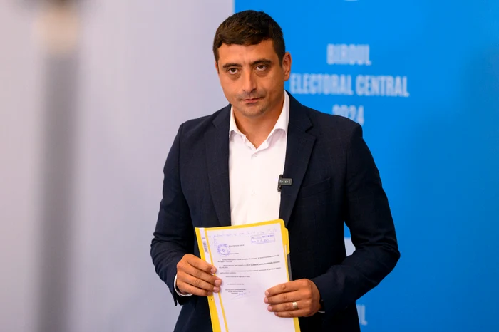 Liderul AUR, George Simion. FOTO: Arhivă