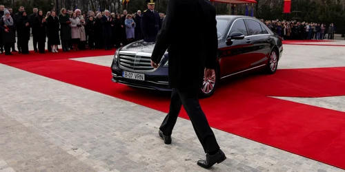 Ceremonia care a marcat încheierea mandatului președintelui Klaus Iohannis de la Palatul Cotroceni, în București. FOTO Inquam Photos / Octav Ganea