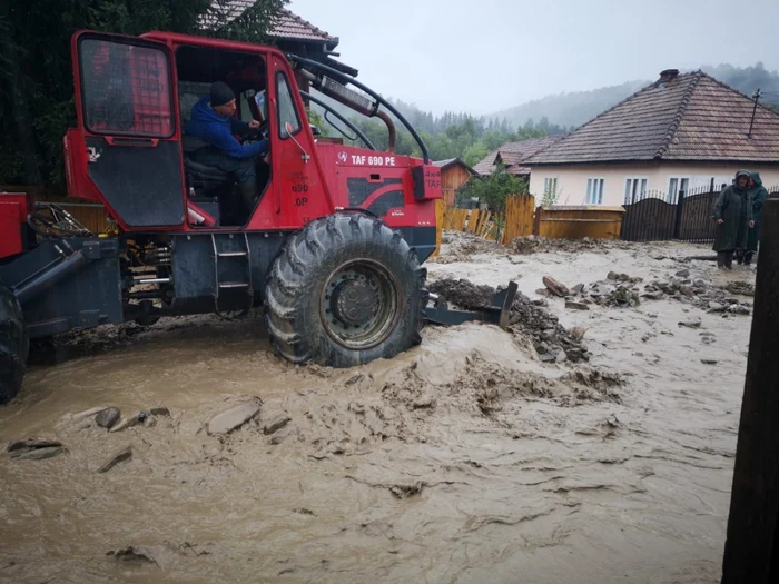 Inundaţii în judeţul Bacău