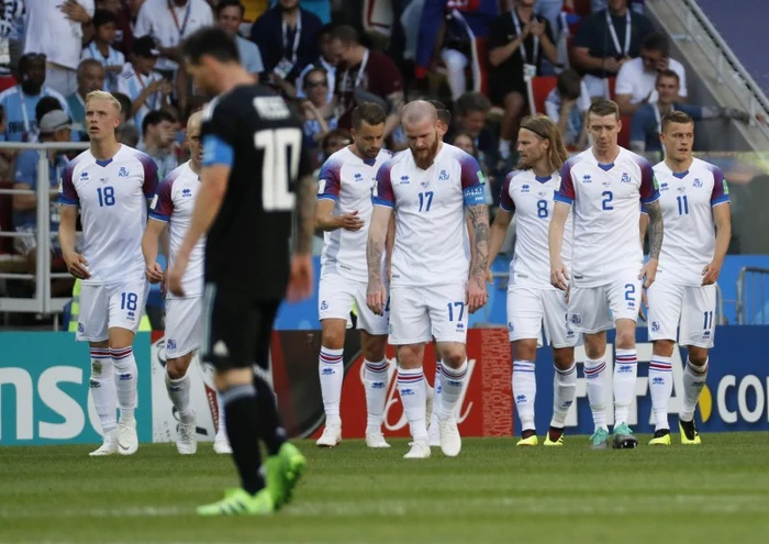 Messi a fost o umbră în fața semiprofesioniștilor islandeziFoto: EPA