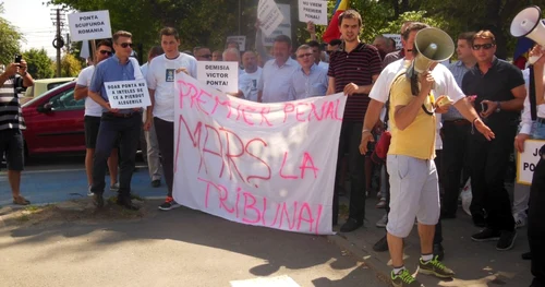 protest pnl alba iulia