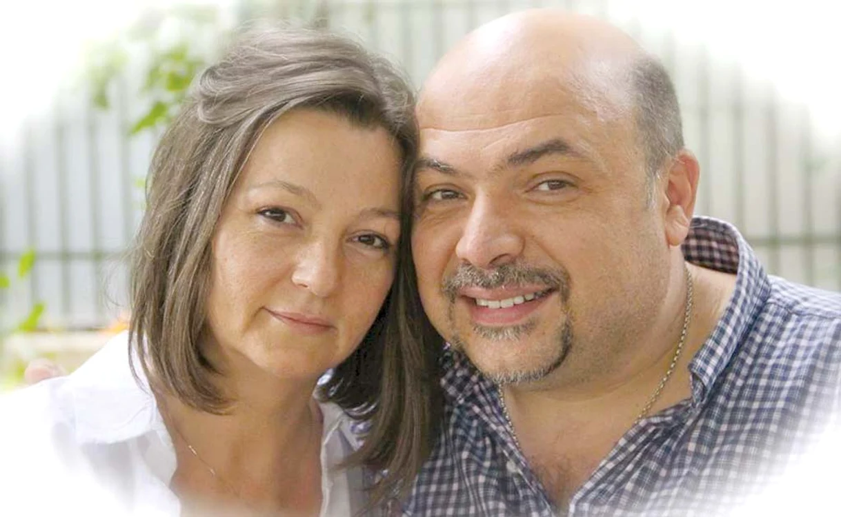 Zamzu, alături de soţia sa, Gabriela