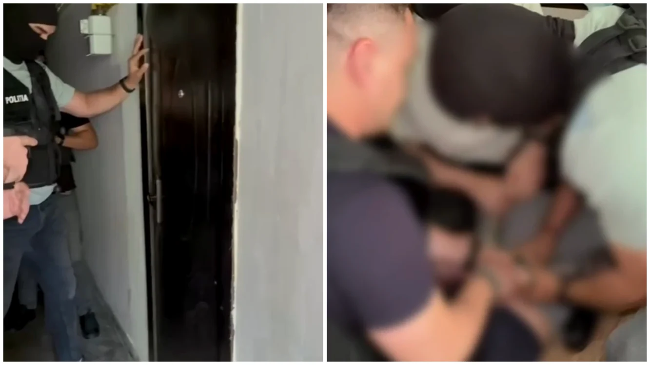 Polițiștii au intervenit la adresa identificată. FOTO: captură video