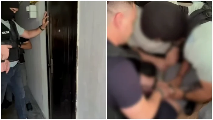 Polițiștii au intervenit la adresa identificată. FOTO: captură video