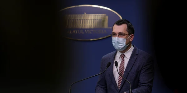 Conferinţă de presă - guvern - CNSU - restricţii covid - Vlad Voiculescu / 25 mar 2021 / FOTO Inquam Photos / Octav Ganea