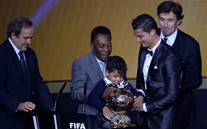 Cristiano Ronaldo, alături de fiul său FOTO Getty Images