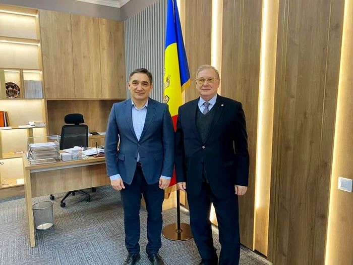 Alexandr Stoianoglo și Oleg Ozerov au avut o întrevedere. FOTO: Facebook