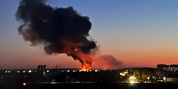Bombardamente in Ucraina FOTO Nexta