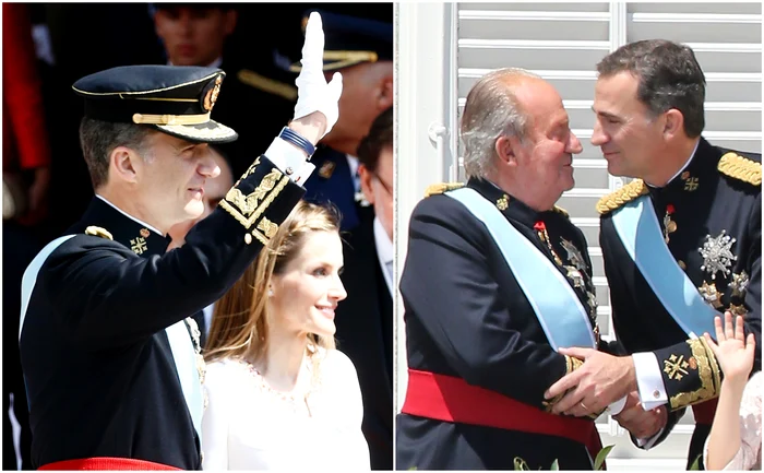 Regele Felipe și Regina Letizia, instalați pe tron după abdicarea Regelui Juan Carlos. Getty Images