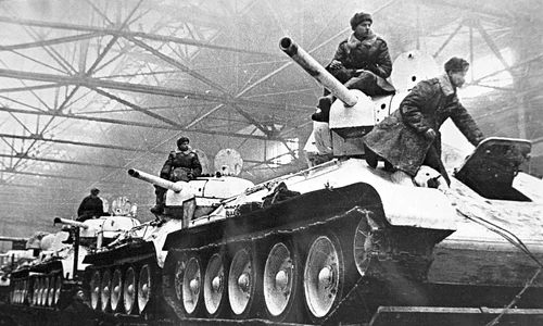 Tancuri sovietice în timpul celui de-al Doilea Război Mondial (RIA Novosti Commons)