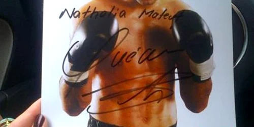 Autograf Lucian Bute