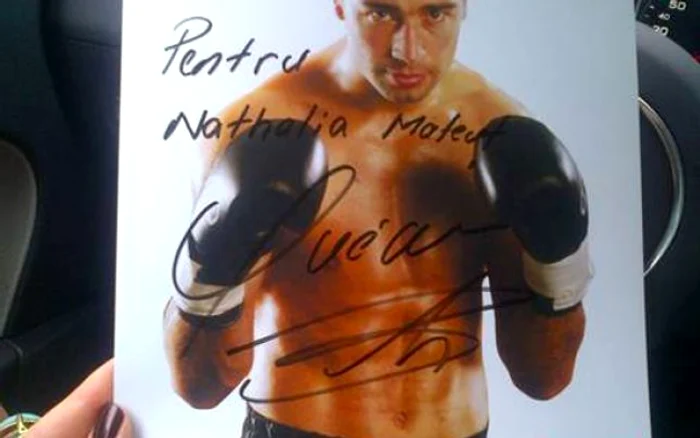 Autograf Lucian Bute