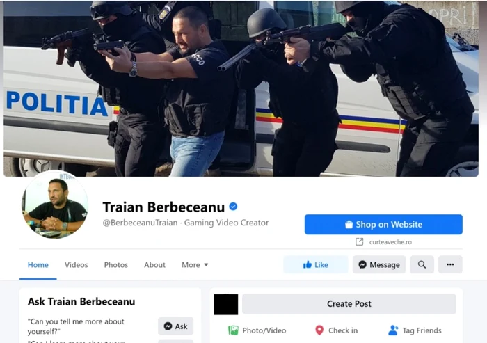 Pagina publică a fostului prefect de Bucureşti a fost ”capturată” de persoane necunoscute