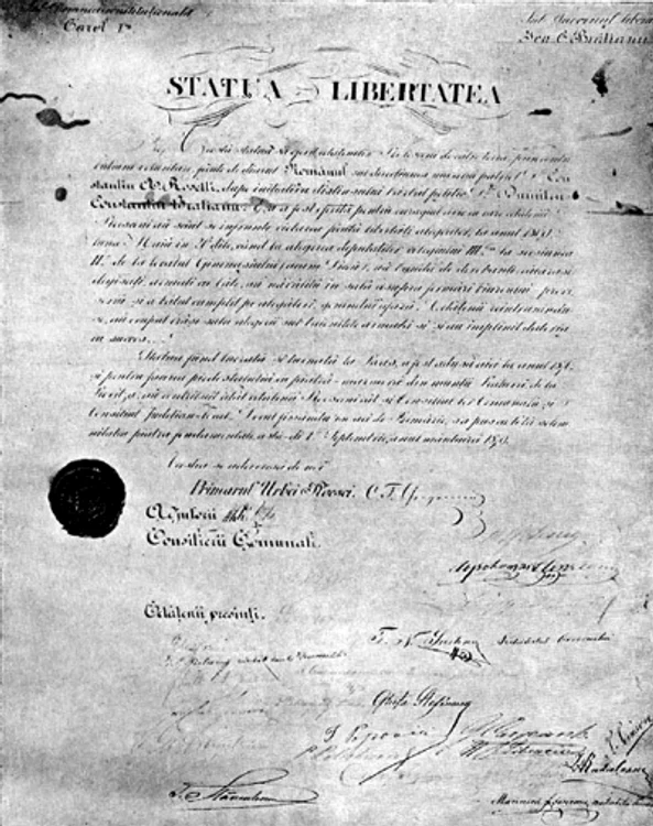 5 pergament Statuia Libertatii imagine din Monografia lui Mihail Sevastos jpg jpeg