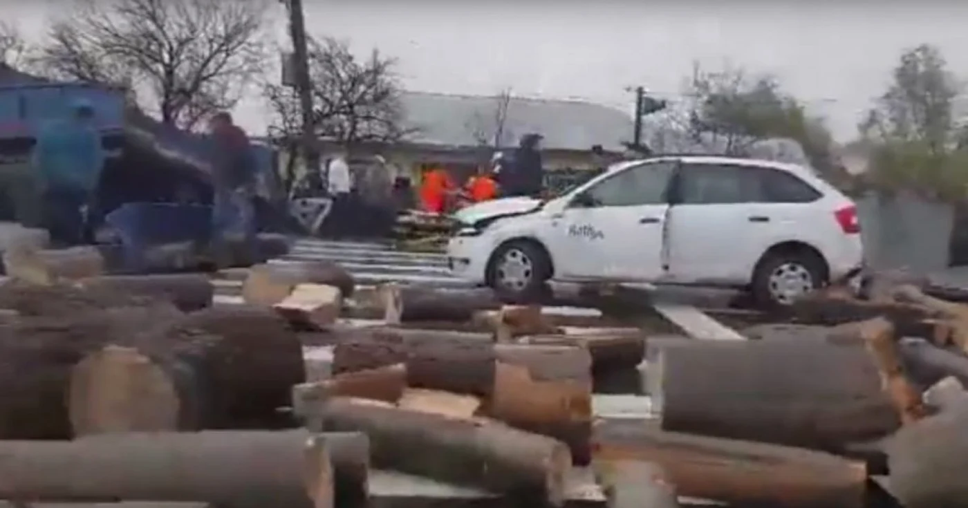 Accidentul a avut loc la Bizigheşti  FOTO: Vrancea 24