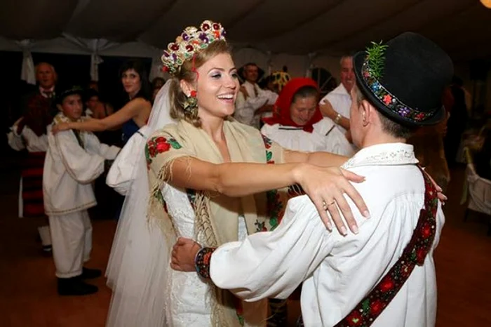 Mirela Vaida, în ziua nunţii