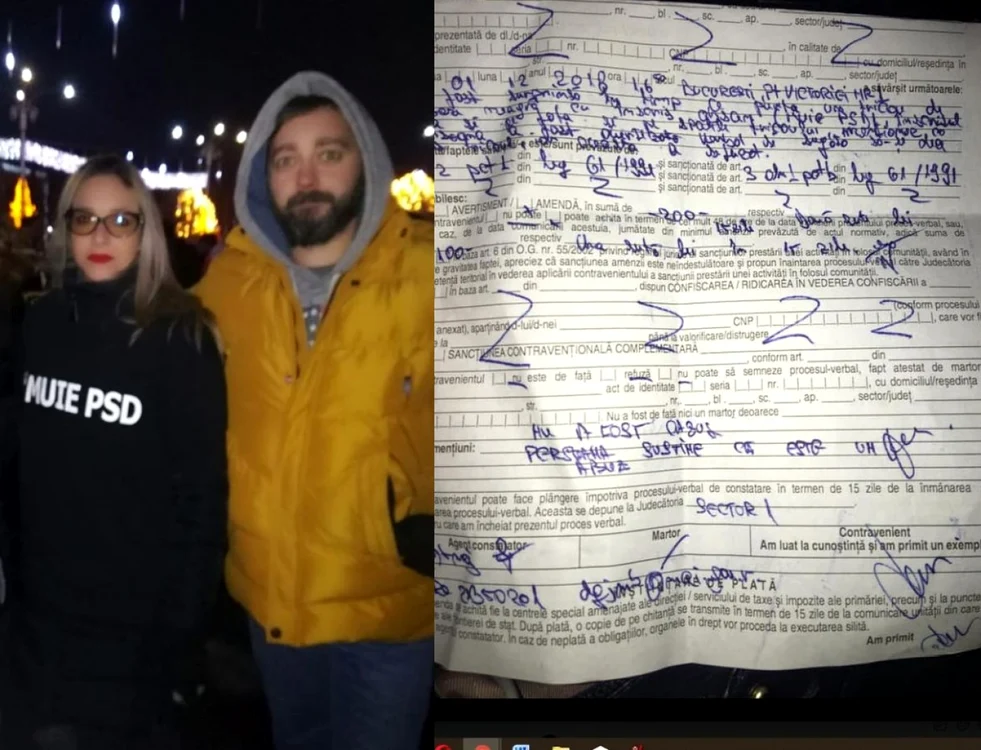 Amendă pentru mesajul anti-PSD