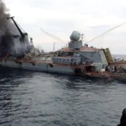 crucisatorul Moskva distrus captură video Butosuv Plus jpg