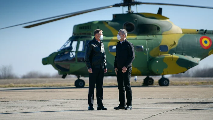 Klaus Iohannis şi Jens Stoltenberg FOTO Presidency