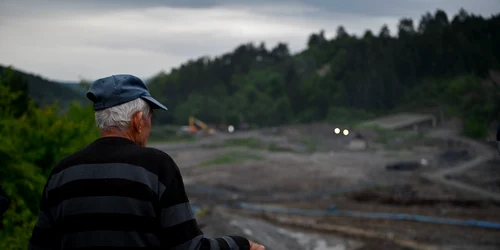 Salina Praid este inchisa dupa ce raul Corund a strapuns albia si s a infiltrat in salina si in exploatarea de sare din subteran, existand pericol de prabusire Foto Inquam Photos Alex Nicodim (5) jpg