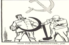 Soarta României şi a restului  Europei de sud est, scrisă  pe un şerveţel  Cum au hotărât Churchill şi Stalin destinul a milioane de oameni jpeg