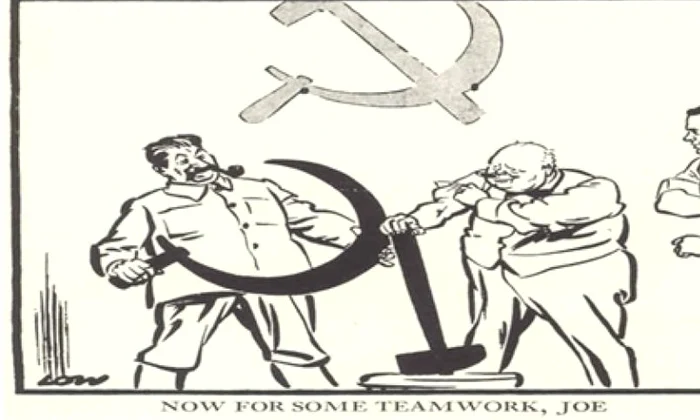 Soarta României şi a restului  Europei de sud est, scrisă  pe un şerveţel  Cum au hotărât Churchill şi Stalin destinul a milioane de oameni jpeg