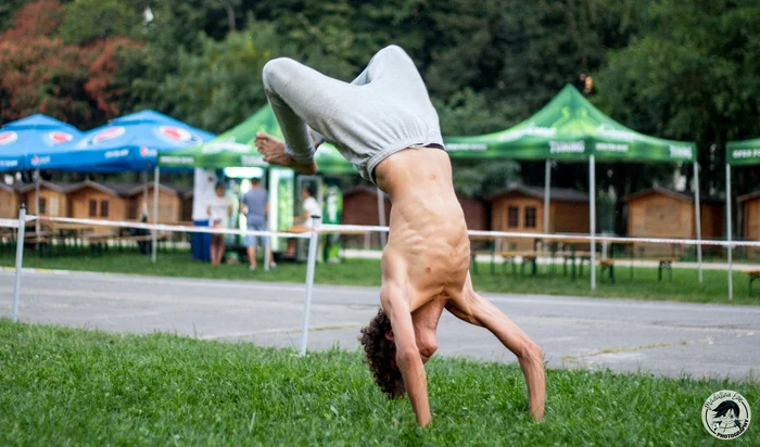 Parkour este practicat și la Timișoara FOTO Priku