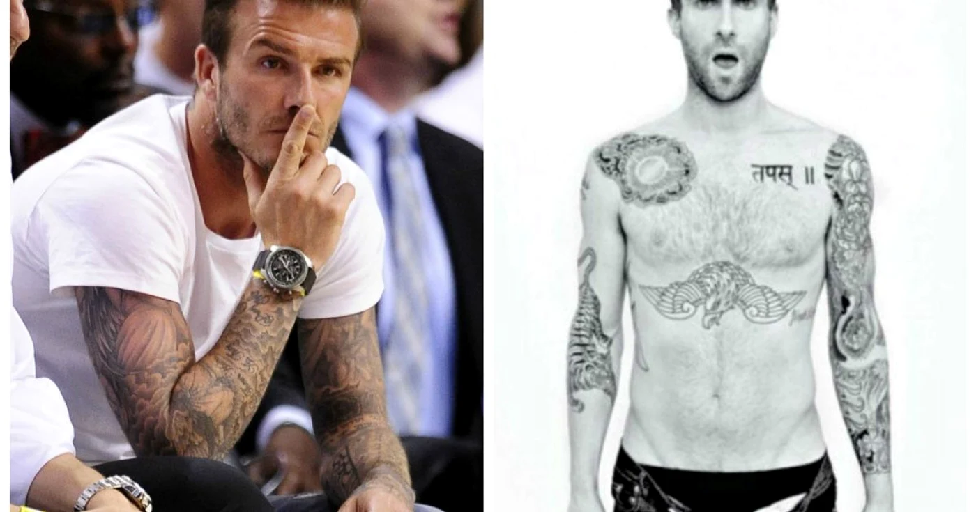 David Beckham şi Adam Levine