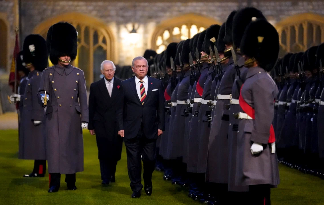 Regele Abdullah al Iordaniei primit la Londra de Regele Charles, GettyImages