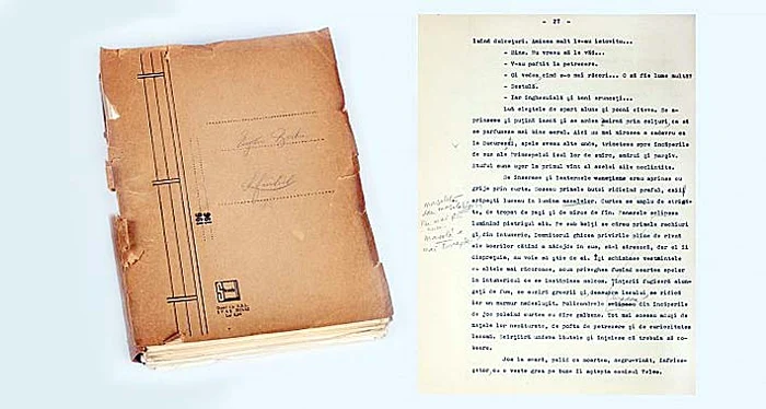 Manuscrisul cărții „Principele”, de Eugen Barbu. Preţ pornire: 450 de euro