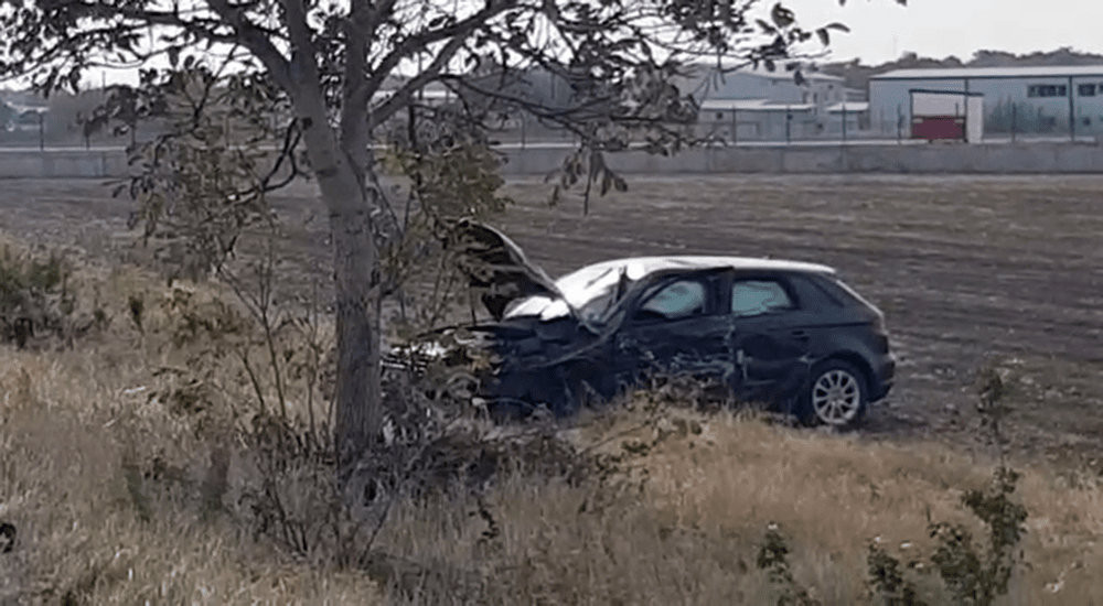 VIDEO Accident grav la ieșirea din Buzău, pe drumul european E85. Traficul a fost restricționat