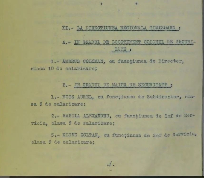 Alexadru rafila documente arhiva cnsas