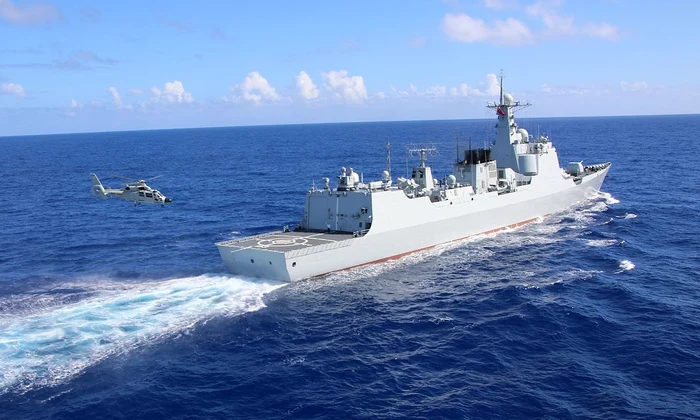 Fregată chineză (foto: U.S. Navy)