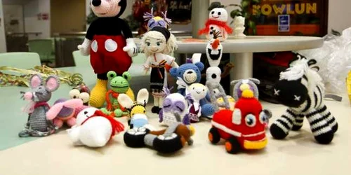 Jucării croşetate de două braşovence talentate. FOTOfacebook