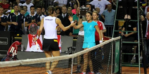 Andrea Petkovic Monica Niculescu Fed Cup Cluj