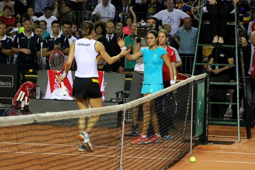 Andrea Petkovic Monica Niculescu Fed Cup Cluj